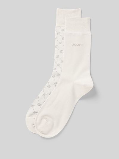 JOOP! Collection Sokken met elastische band in een set van 2 paar Lichtgrijs - 1