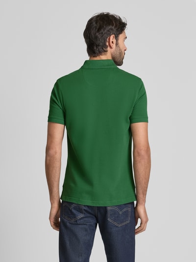 Barbour Slim fit poloshirt met labelstitching Olijfgroen - 5