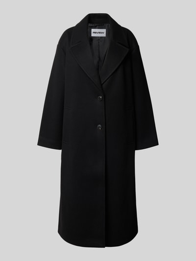 Review Anna von Klinski x REVIEW Langer Wintermantel Black 2