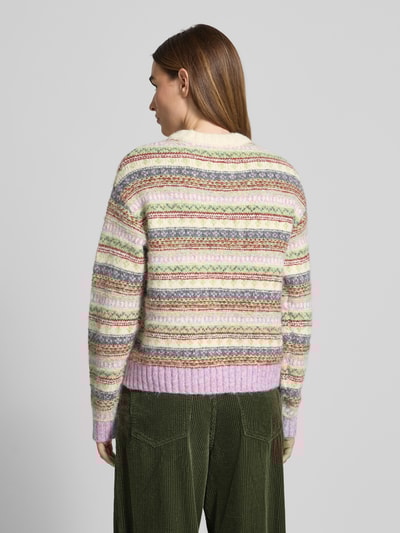 Christian Berg Woman Strickpullover mit gerippten Abschlüssen Lind 5