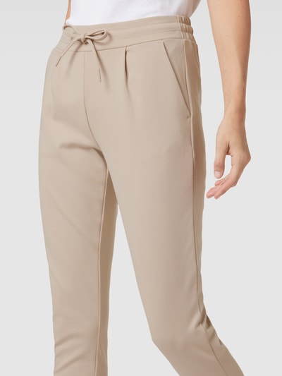 ICHI Sweatpants met tunnelkoord, model 'KATE' Beige - 3