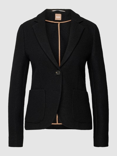 BOSS Black Women Blazer met 2-knoopssluiting, model 'Jonalahra' Zwart - 2