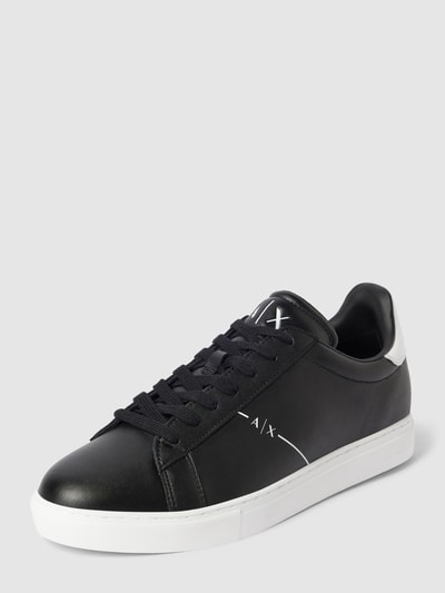 ARMANI EXCHANGE Sneaker aus Leder Black 2