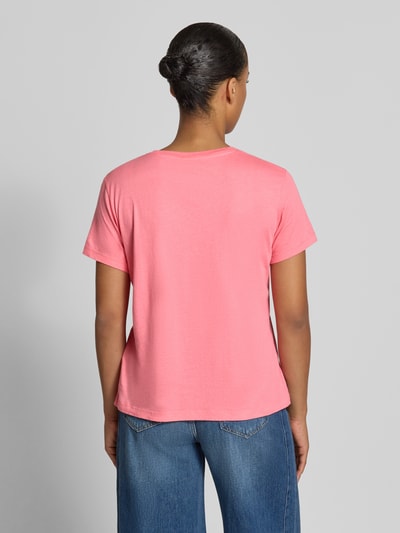 American Vintage T-Shirt aus Baumwolle Modell 'PONY' Pink 5