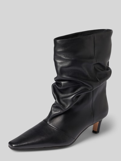Steve Madden Stiefelette mit Kitten Heel aus Rindsnappa Black 1
