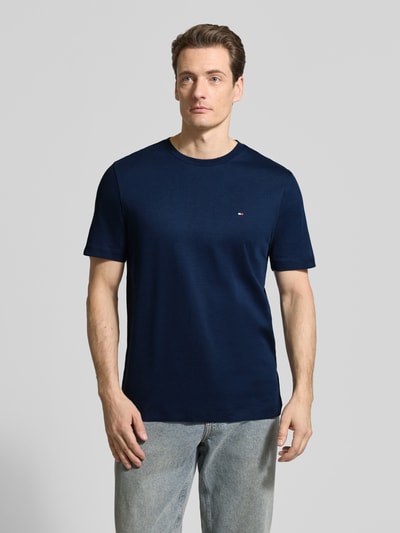 Tommy Hilfiger Regular Fit T-Shirt aus reiner Baumwolle Marine 4