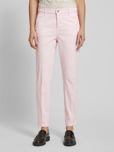 MAC Slim Fit Chino mit verkürztem Schnitt Modell 'TURN UP' Rosa 4