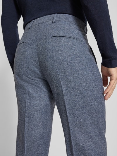 Tiger Of Sweden Pantalon met persplooien, model 'Tenuta' Bleu - 3