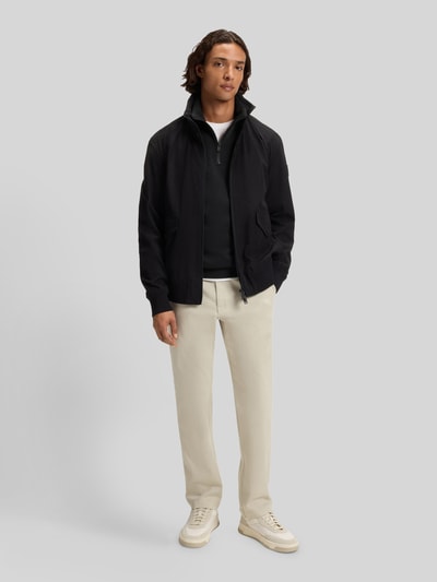 BOSS Orange Regular fit sweatshirt van puur katoen Zwart - 1