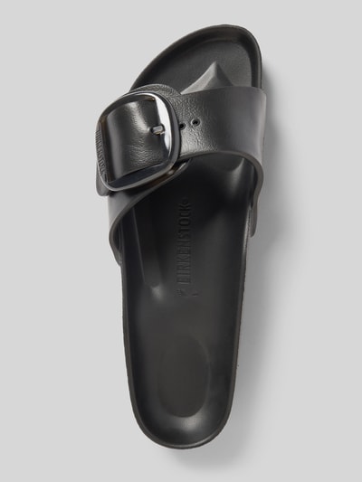 Birkenstock Slides mit Dornschließe Modell 'Madrid' Black 3