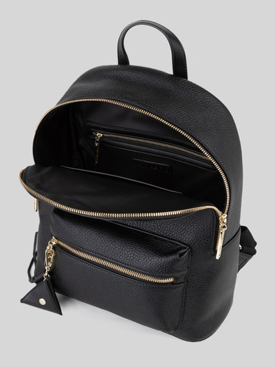 Valentino Bags Rucksack aus Kunstleder mit verstellbaren Schultergurten Black 3