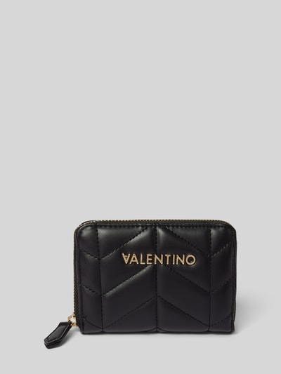 VALENTINO BAGS Portemonnaie mit Label-Applikation Modell 'PETAL' Black 1