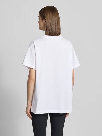 Nike T-Shirt mit Logo und Rundhalsausschnitt Weiss 5