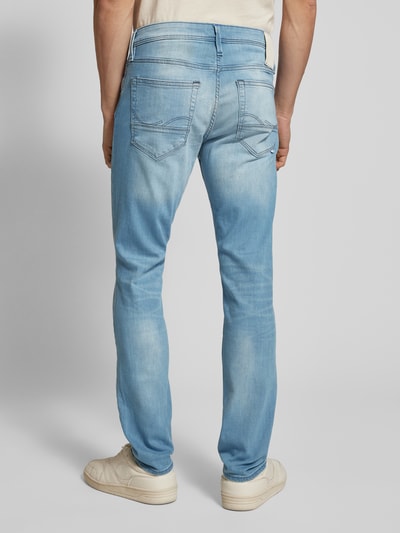 Jack & Jones Slim Fit Jeans im 5-Pocket-Design Modell 'GLENN' Hellblau 5