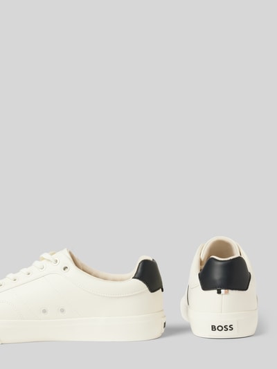 BOSS Sneakers met labeldetail, model 'Aiden' Wit - 2