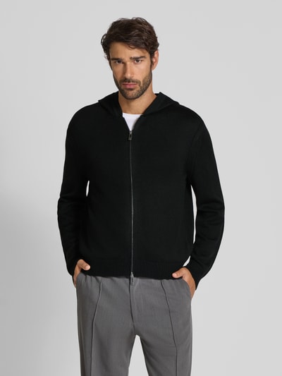 ARMANI EXCHANGE Gebreid jack met capuchon Zwart - 4
