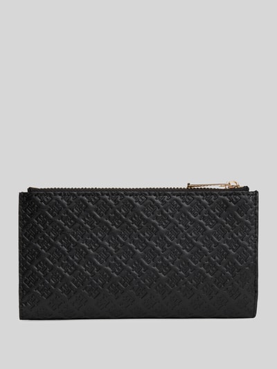 Tommy Hilfiger Portemonnee met drukknoop Zwart - 4