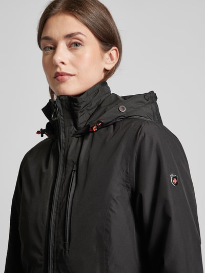 Wellensteyn Regular Fit Parka mit Reißverschlusstasche Modell 'WESTWIND' Black 6