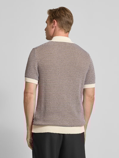 BOSS Regular Fit Poloshirt aus reine Baumwolle Modell 'ICONICO' Offwhite 5