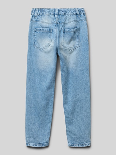Blue Seven Straight Fit Jeans mit teilelastischem Bund Blau 3