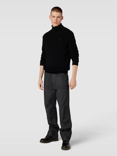 G-Star RAW Strickpullover mit Rollkragen Black 1