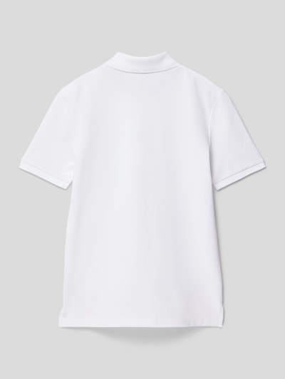 Boss Poloshirt mit Label-Details Weiss 3