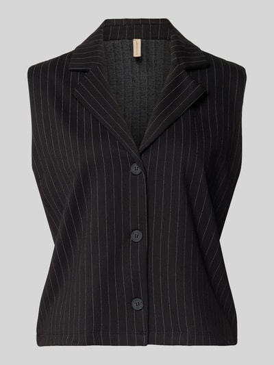 Soyaconcept Regular Fit Weste aus Viskose-Mix Modell 'SC-GILL 1' Black 1