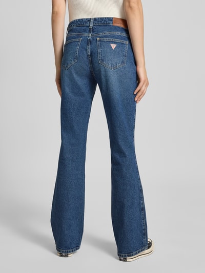 Guess Jeans Bootcut jeans met labeldetail Jeansblauw - 5