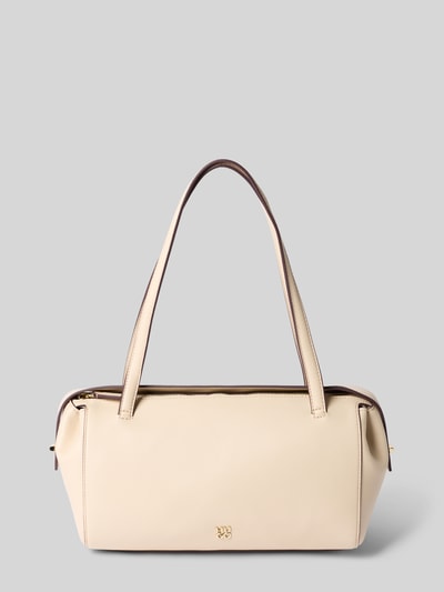 HUGO Handtas met handvat in leerlook model 'Meelo_Duffle' Ecru - 1