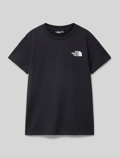 The North Face T-shirt z nadrukiem z logo Czarny 1