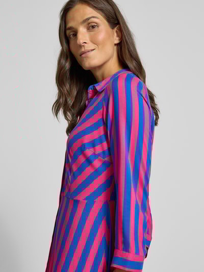 YAS Maxi-jurk met knoopsluiting, model 'SAVANNA' Fuchsia - 3