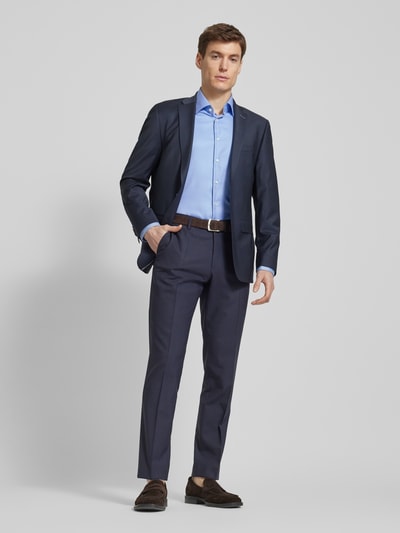 Christian Berg Men Regular Fit Business-Hemd in Premiumqualität mit Kentkragen Bleu 1