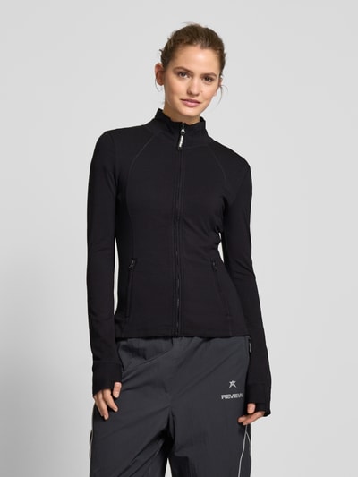 Review Sweatjacke mit Reißverschlusstaschen Black 4