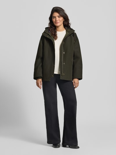 Barbour Loose Fit Funktionsjacke mit Kapuze Modell 'HESTER WATERPROOF' Oliv 1