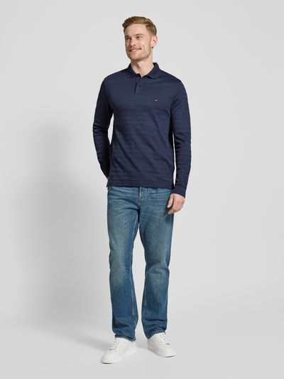 Tommy Hilfiger Poloshirt mit Label-Stitching Modell 'MERC' Marine 1