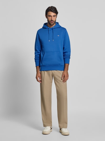 Gant Hoodie met capuchon Koningsblauw - 1