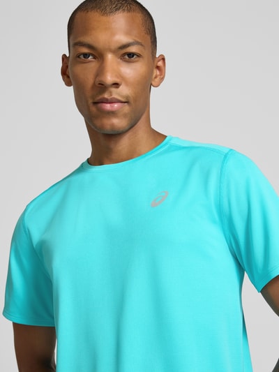 ASICS Regular Fit T-Shirt mit Logo-Print Tuerkis 3