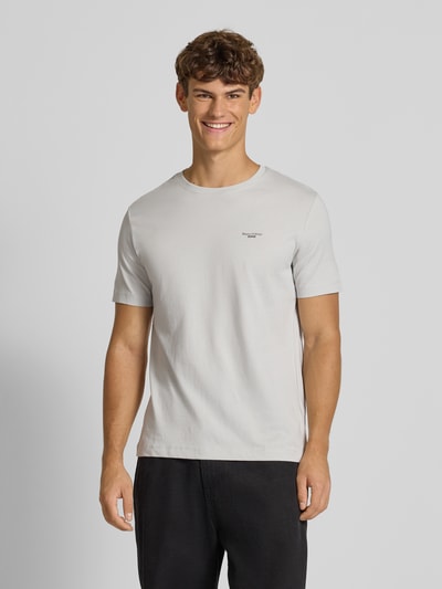 Marc O'Polo Denim Regular Fit T-Shirt aus reiner Baumwolle Hellgrau 4