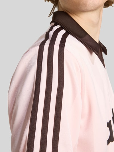 adidas Originals Regular Fit Trikot mit Logo-Print Rosa 3