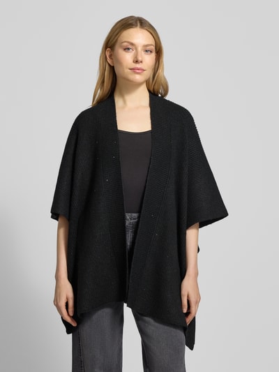 OPUS Poncho mit 1/2-Ärmel Modell 'Ablanki' Black 4
