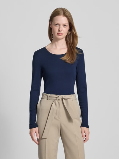 Christian Berg Woman Bluzka z długim rękawem z dekoltem okrągłym Ciemnoniebieski 4
