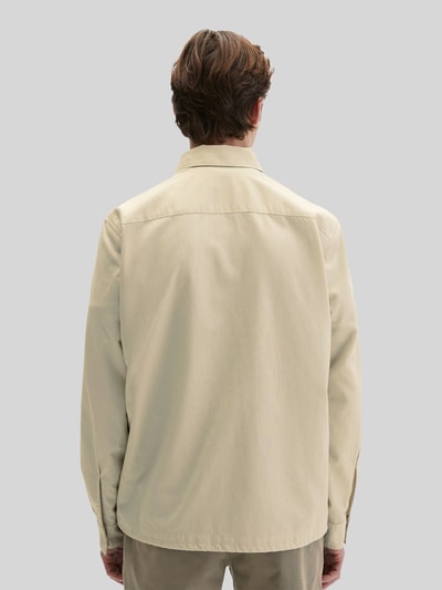 Marc O'Polo Regular Fit Overshirt mit seitlichen Eingrifftaschen Ecru 5