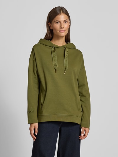 JOOP! Hoodie met capuchon Olijfgroen - 4