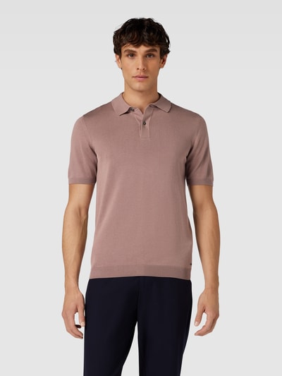 Roy Robson Poloshirt in effen design Paars - 4