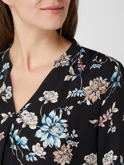 Vero Moda Blusenshirt mit floralem Muster Modell 'Nads' Black 3