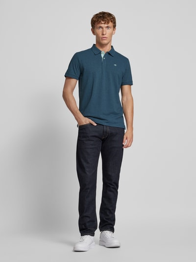 Tom Tailor Poloshirt mit Logo-Stitching Modell 'Basic'  Hellblau 1