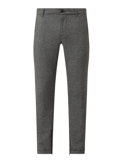 MCNEAL Slim Fit Chino mit Glencheck Modell 'Jake'  Black 2