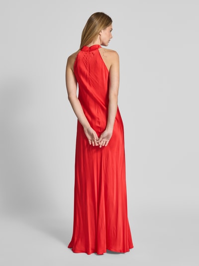 Essentiel Antwerp Neckholder-Maxikleid mit Knotendetail Modell 'Huppsala' Rot 5