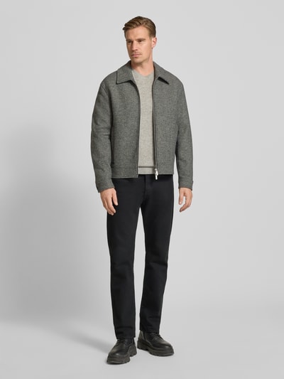 Tommy Hilfiger Regular Fit Strickpullover aus feinster Wolle  Hellgrau 1