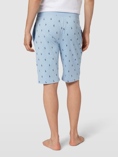 Polo Ralph Lauren Underwear Sweatshorts mit Label-Print Hellblau 5